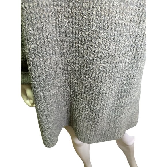 Barefoot Dreams Cozy Chic Lite Soft Waffle Cowl Tunic Sweater Green Size XL EUC - Picture 2 of 7